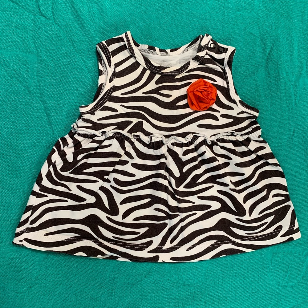 Zebra Dress for Baby Girl
